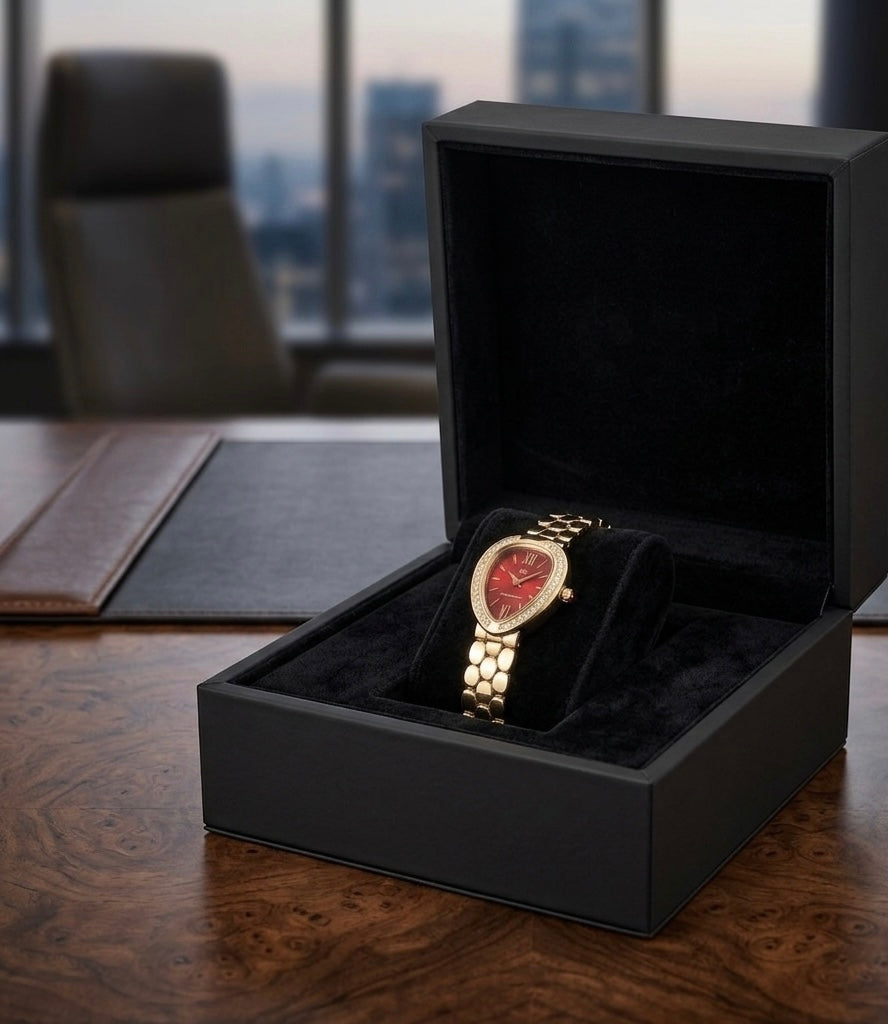 THE RADIANT RUBY HOURGLASS