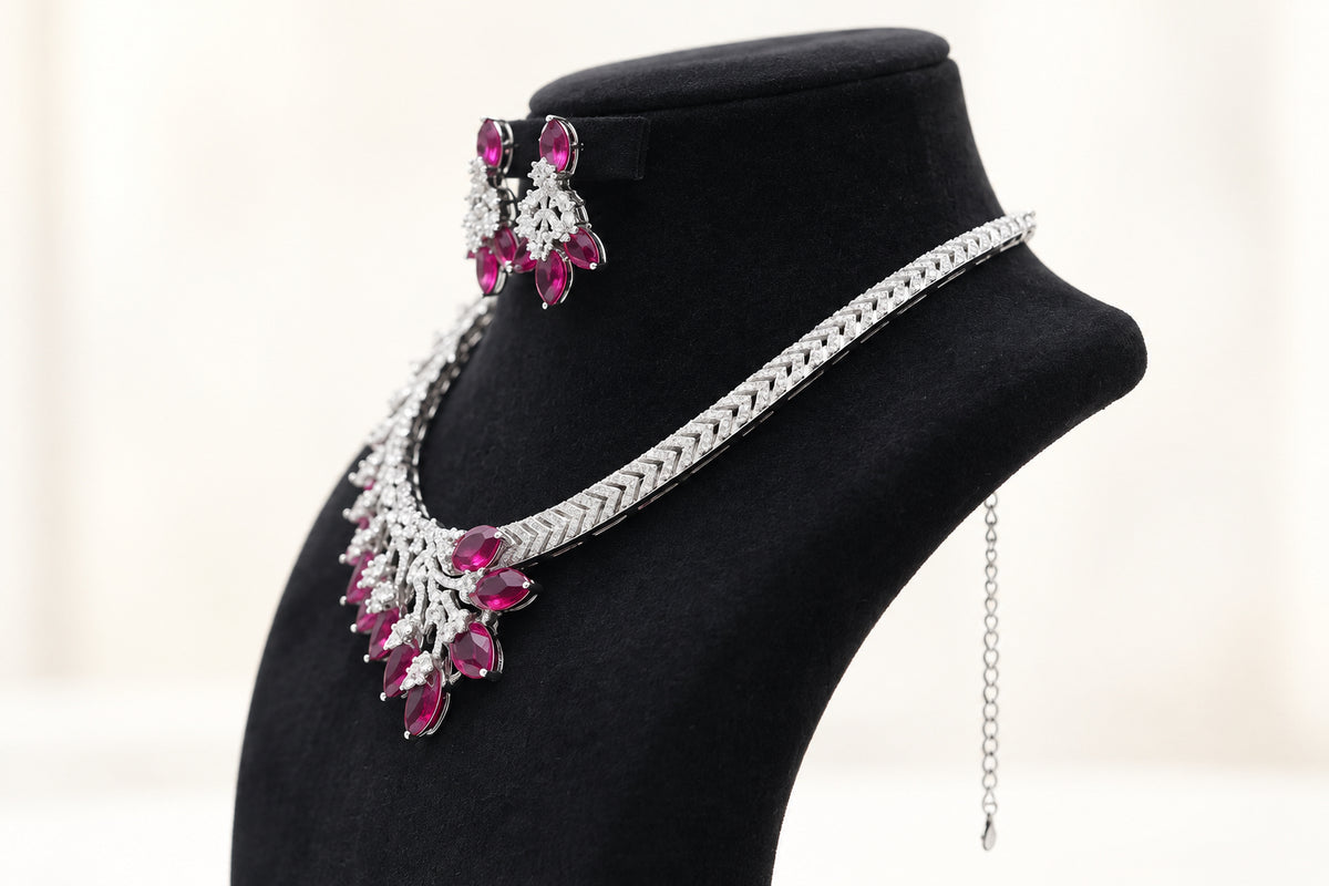 THE ROYAL CRIMSON ASYMMETRIC SET