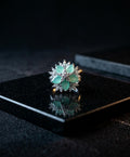 THE MINT RADIANCE BLOOM RING