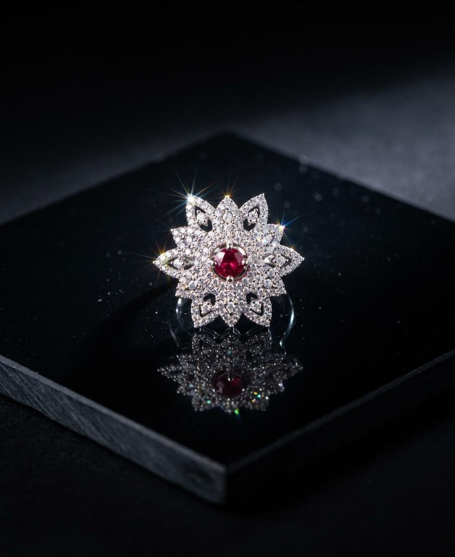 THE NOOR-E-FALAK STARBURST RING