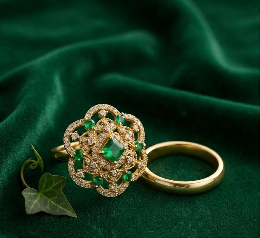 THE " ROYAL BLOOM " STATEMENT RING