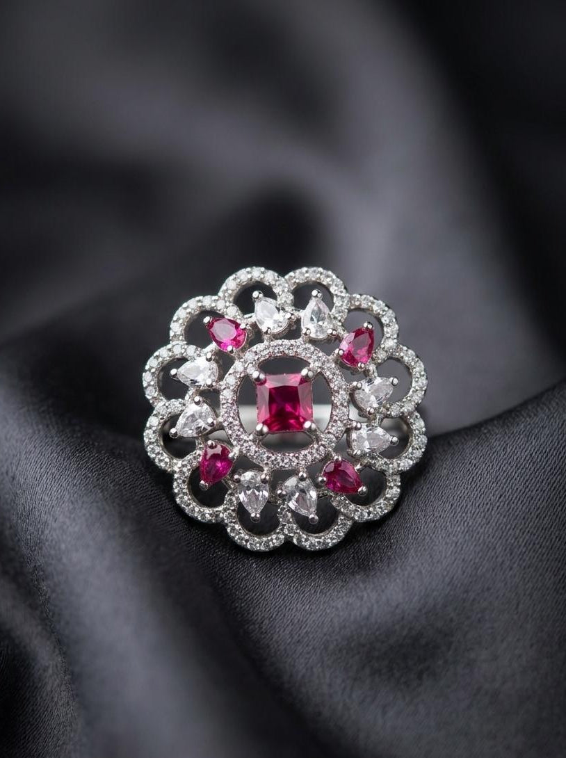 THE ENCHANTED FILIGREE COCKTAIL RING