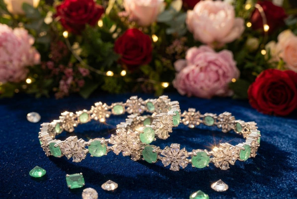 THE MEADOW MIST BANGLE SET