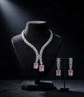 BLUSH ROSE AD NECKLACE SET