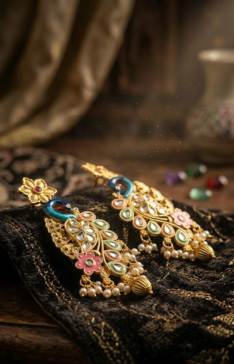 THE MAYURA HERITAGE DROP EARRINGS