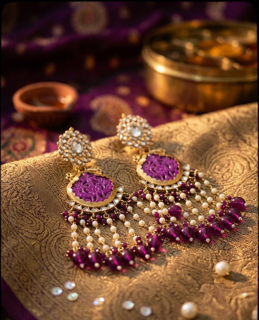 THE JAMUNI HERITAGE EARRINGS