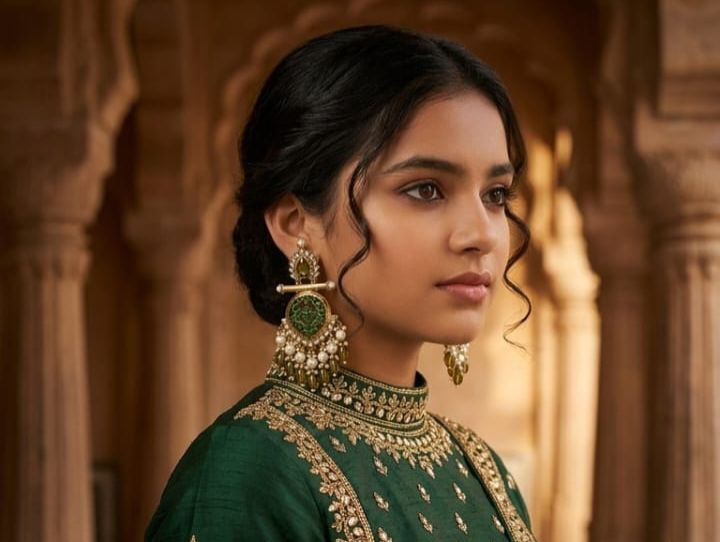 THE EMERALD HERITAGE JHUMKAS