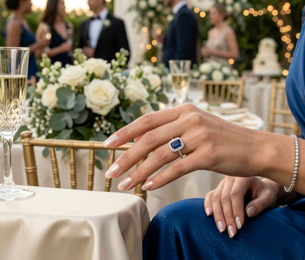 THE GRAND RADIANT HALO STATEMENT RING