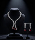 RUBY REGALIA AD NECKLACE SET