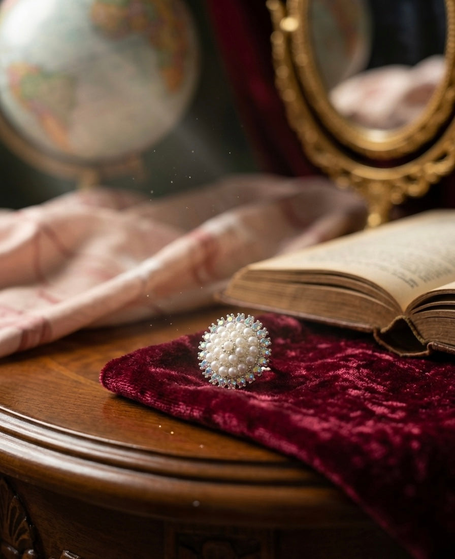 THE PEARLESCENT CLUSTER RING