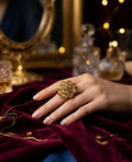 THE GOLDEN BLOOM PETAL RING