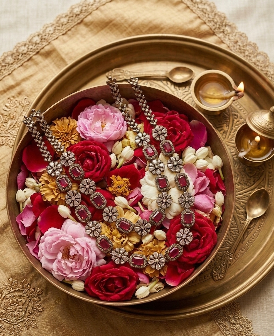 THE ROYAL MEHNDI HAAR SETS