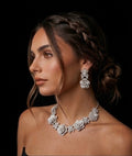 CRYSTAL ROSE FLORAL PARURE