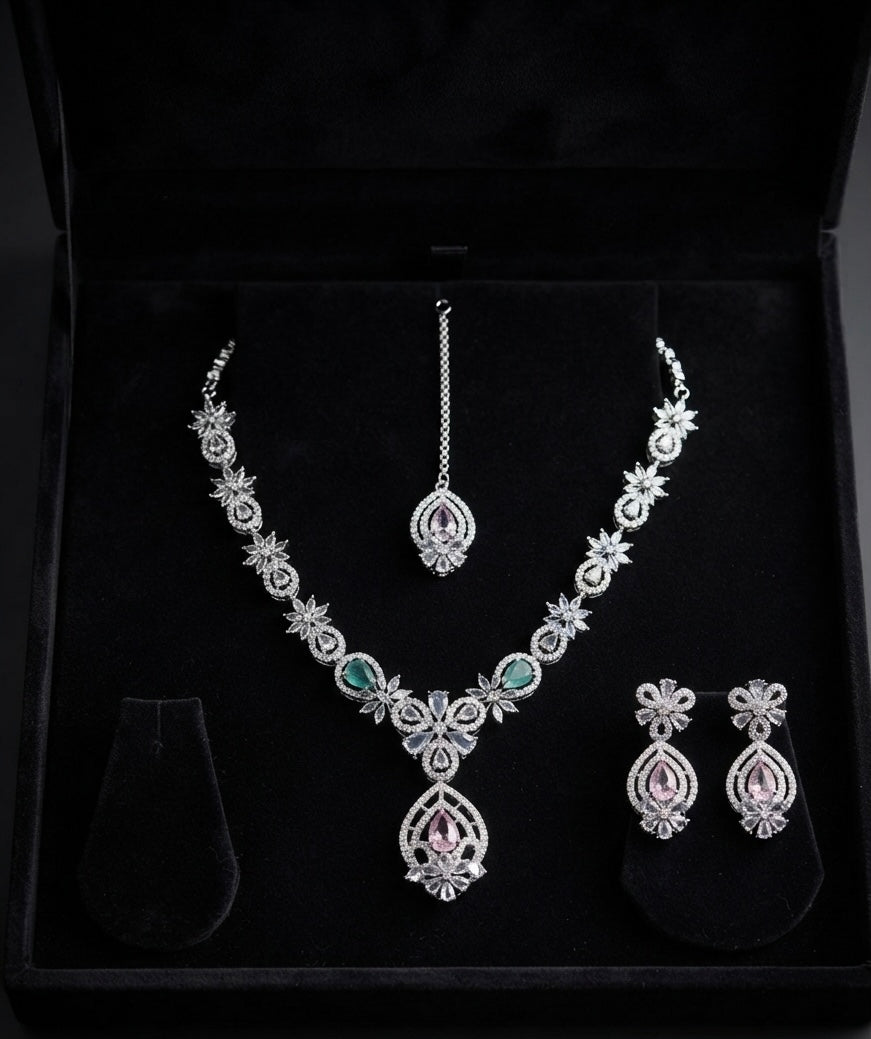ETHEREAL PASTEL BLOOM JEWELRY SET