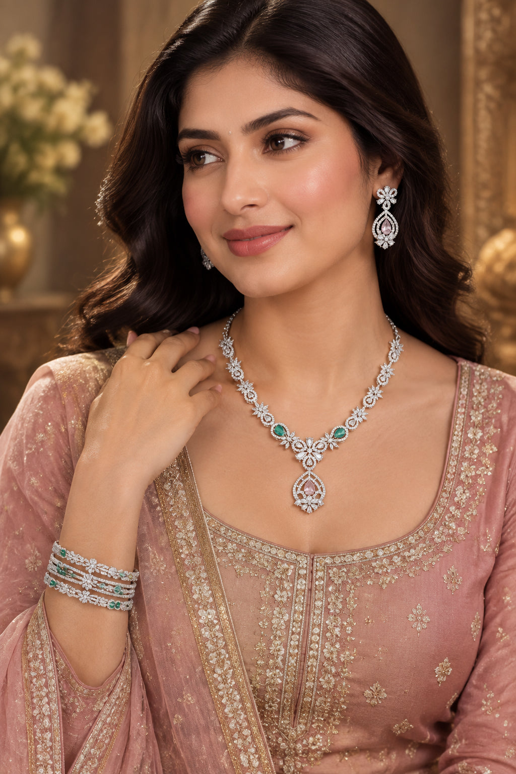 ETHEREAL PASTEL BLOOM JEWELRY SET