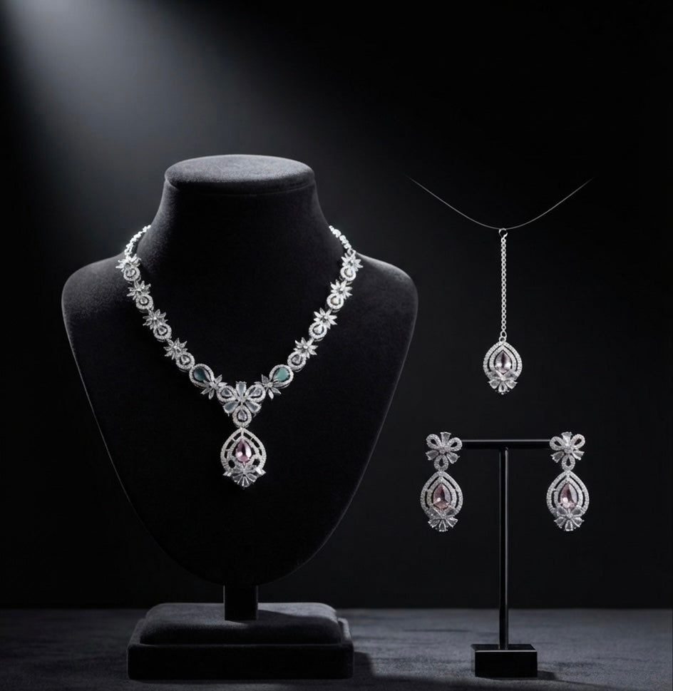 ETHEREAL PASTEL BLOOM JEWELRY SET
