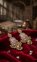 THE FIRDAUS LAVENDER JHUMKAS