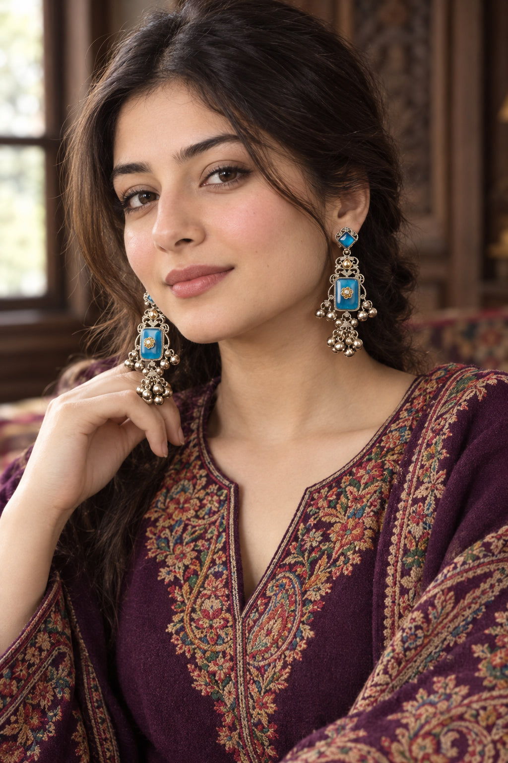 THE SAMARA CERULEAN KASHMIRI CHANDELIERS