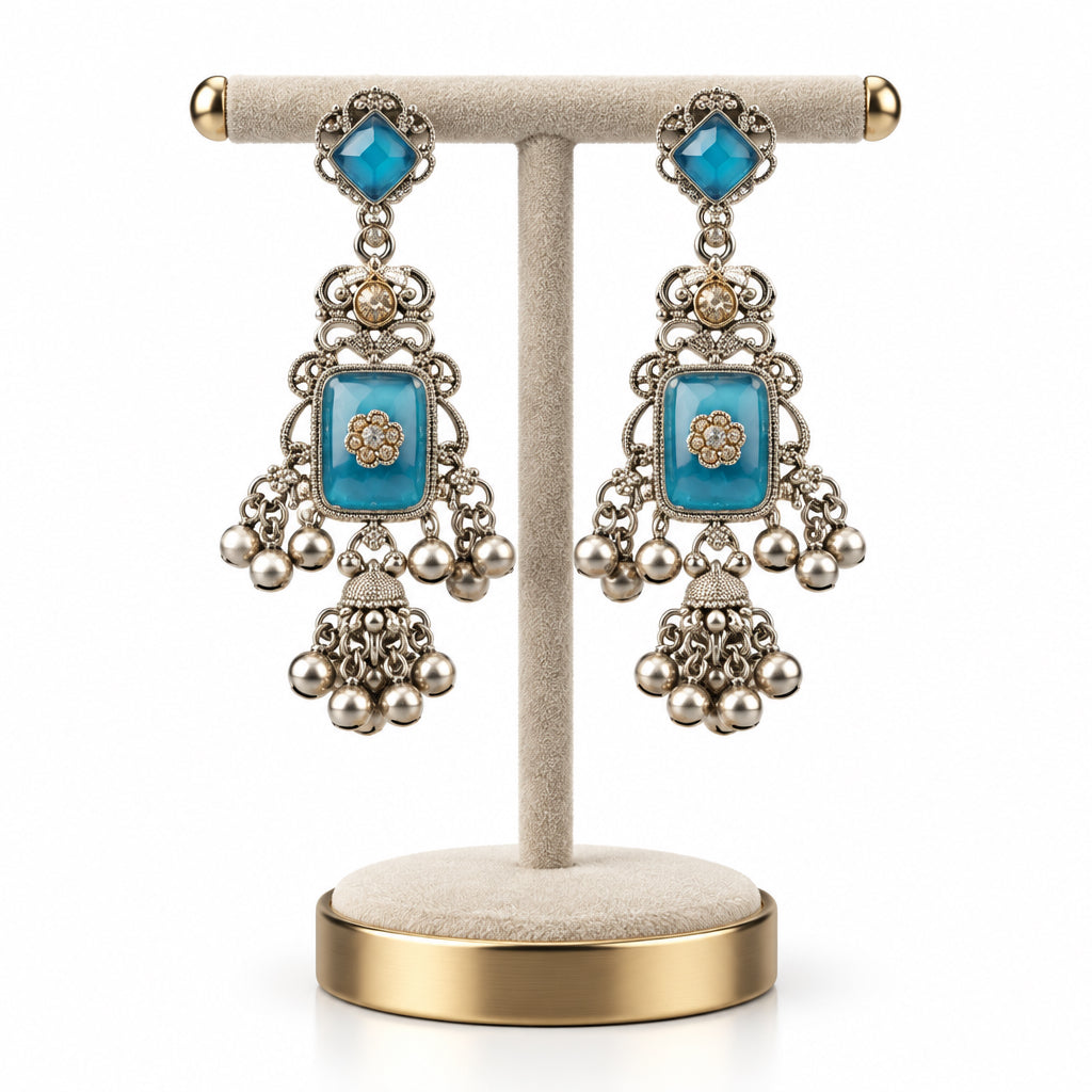 THE SAMARA CERULEAN KASHMIRI CHANDELIERS