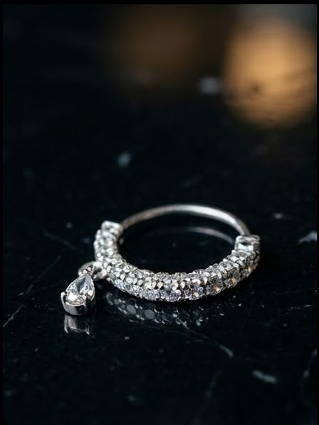 THE CELESTIAL DEWDROP HOOP